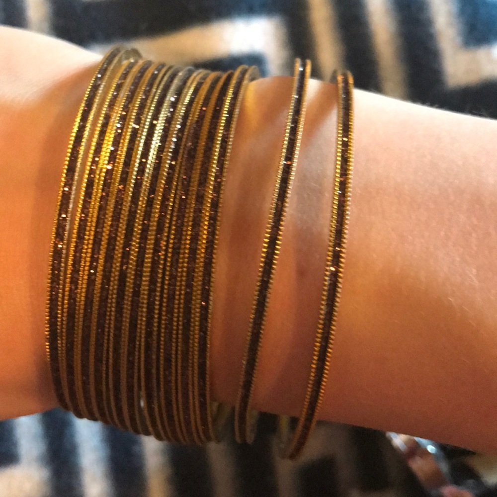 Gold bangles
